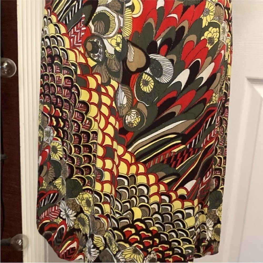 Just Cavalli Multicolor V-Neck Women Dress, XS - Picture 6 of 9